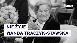 Wanda Traczyk-Stawska has died. Warsaw Uprising soldier was 99 years old