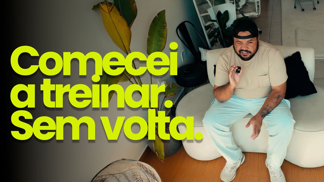 Capa do vlog: Chega de desculpas. Entrei na academia e comecei.