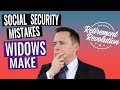 Biggest Social Security MISTAKE for widows