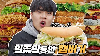 일주일동안 햄버거만 먹고살기! 가능?