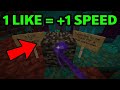 Breaking Bedrock in Minecraft FOR 1 YEAR, But Every Like Makes It Faster