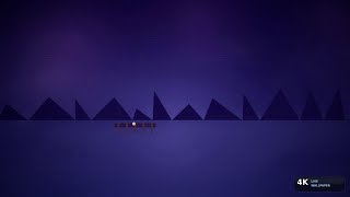 4K 16-Bit Super-FX Orbital Purple Evening Sky Vector Style - Screensaver Loop screenshot 3