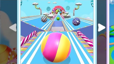 Candy ball run gameplay levels 1-10 new game on Android/ios
