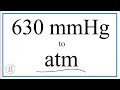 Converting Millimeters of Mercury