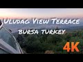 4K DRIVING FROM ULUDAĞ TERRACE (BAKACAK) BURSA.TURKEY