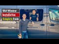 How to Install a Van Window | CR LAURENCE | Step-by-Step | Van Build Series