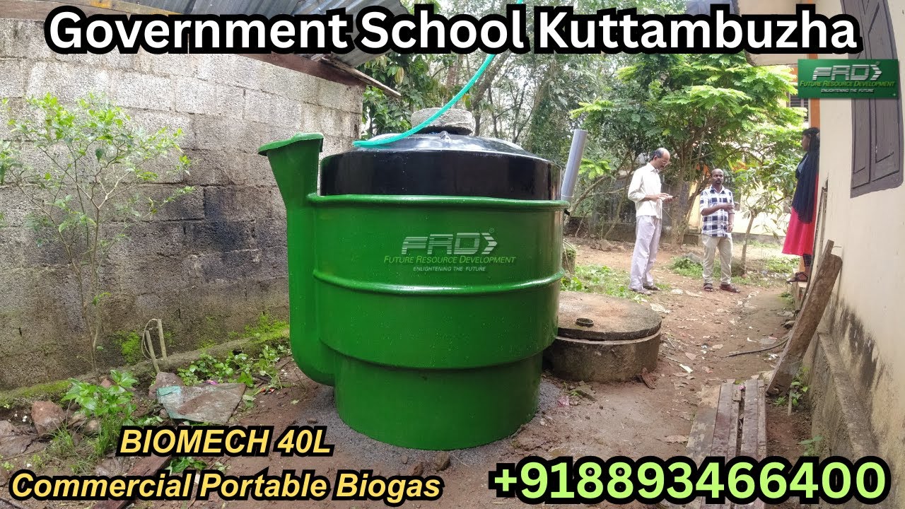 Waste to Wealth 💚  കേരളത്തിന്റെ Best Biogas Plant | Government School Kuttambuzha | Biogas Thrissur