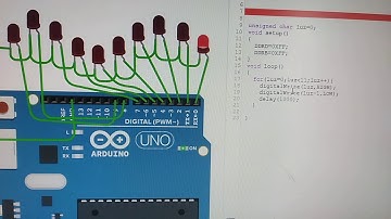 COMO HACER LUCES SECUENCIALES CON ARDUINO UNO