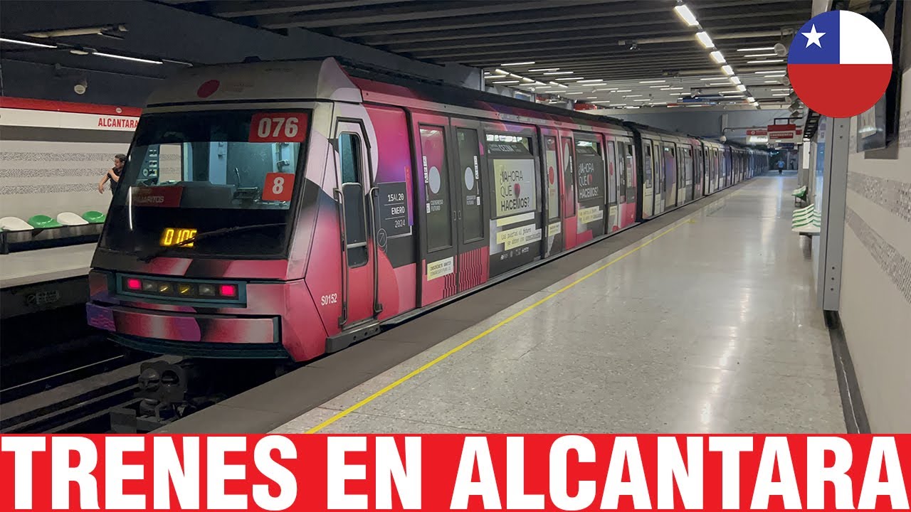 Metro De Santiago | Trenes en Alcántara