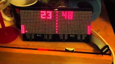 Pong clock