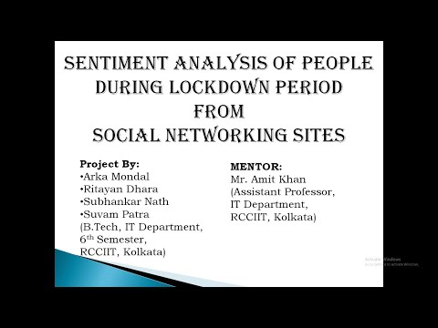 MAKAUT Summer Internship Project[RCC Institute Of Information Technology] | Sentiment Analysis