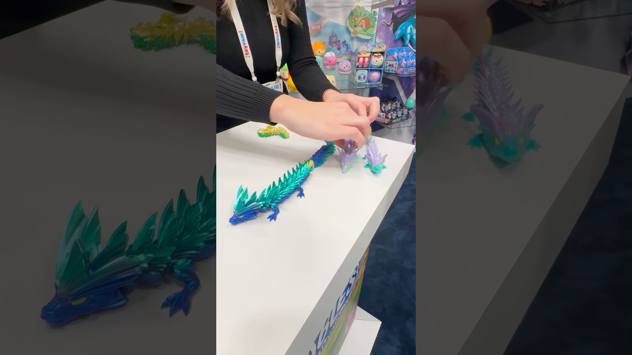 CrystaLynx Dragons at Toy Fair 2024 🐉