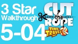 Cut The Rope: Time Travel - Level 5-5 [Ancient Greece] 3 Stars & Snowflake  Walkthrough 