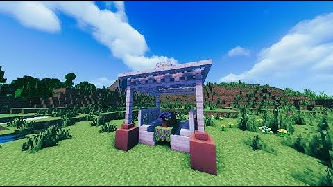 Minecraft | How To Build a Gazebo | Easy Tutorial #1