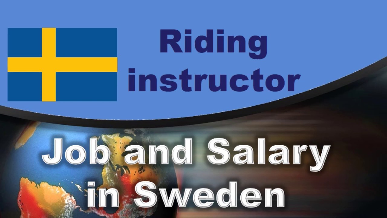 Riding instructor in Sweden Jobs and Salaries in Sweden YouTube