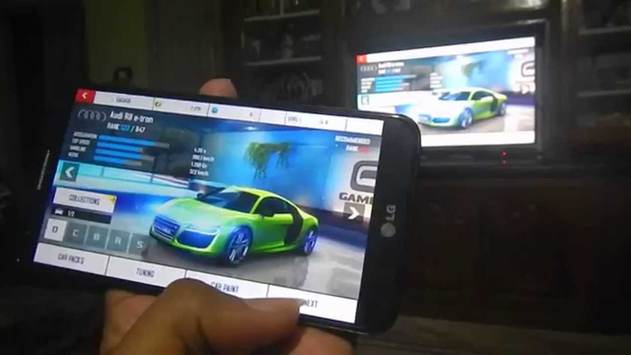 LG G2 screen mirroring with Samsung 40" Smart TV H5500