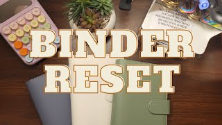 Binder Reset (Again) | New Envelopes & Dashboards 💖