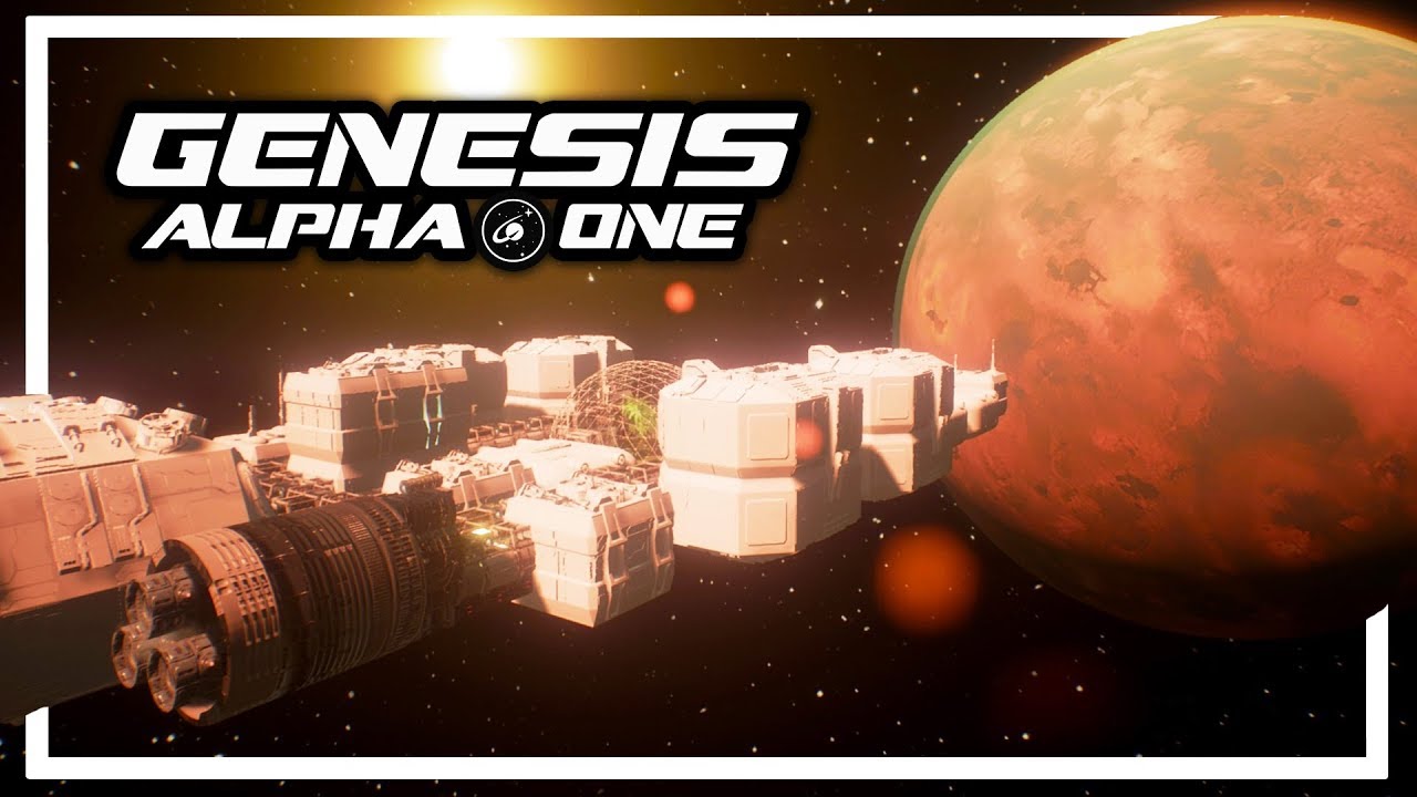 *NEW* Surviving in Space within my Custom Made Spaceship! (Genesis: Alpha One PC Gameplay Part 1)