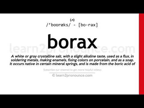 Видео: Borax-ийн KSP гэж юу вэ?