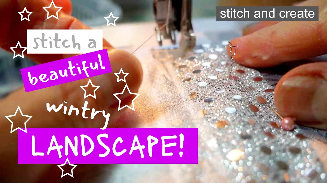 Вышейте зимний пейзаж...