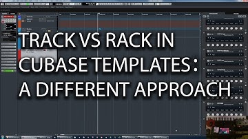 Track vs Rack Instruments in Cubase Templates, a Different Approach