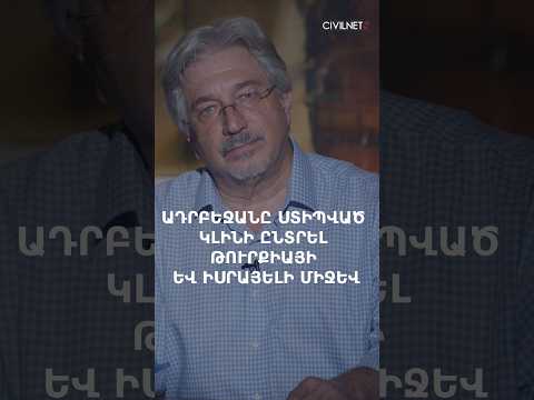 Ադրբեջանը ստիպված կլինի ընտրել Թուրքիայի և Իսրայելի միջև