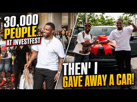 I Spoke to 30,000 People at investfest and Gifted one of them a CAR !! ( Watch this )