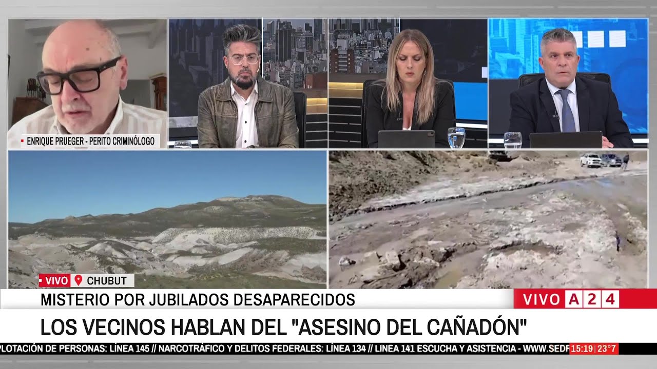 La dura denuncia de un perito criminalista sobre la búsqueda de los jubilados en Chubut: Están trabajando muy...