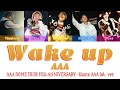 AAA - Wake up! (DOME TOUR -thanx AAA lot- ver.) | Color Coded lyrics (Kan/Rom/Eng)