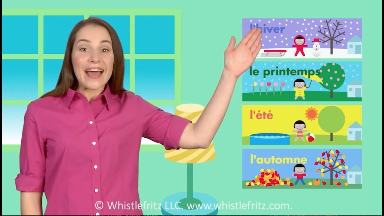 French for Kids: LES SAISONS -- French words for seasons (Whistlefritz ...
