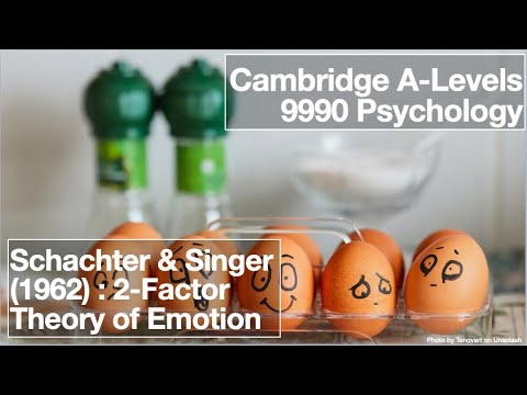 Schachter و Singer (1962): نظریه دو عاملی احساسات - سطح A 9990 Psychology