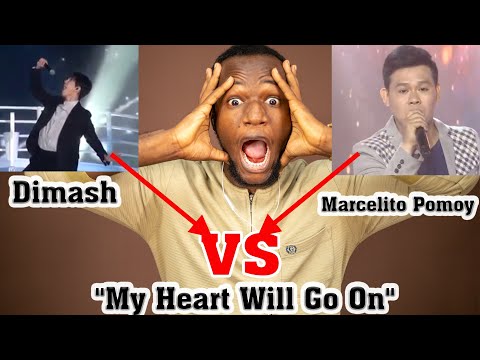 INSANE COMPARISON: Marcelito Pomoy vs Dimash Kudaibergenov — My Heart Will Go On (REACTION VIDEO)