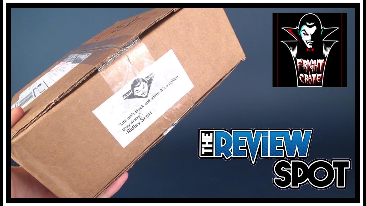 Subscription Spot | The Fright Crate May 2017 UNBOXING!