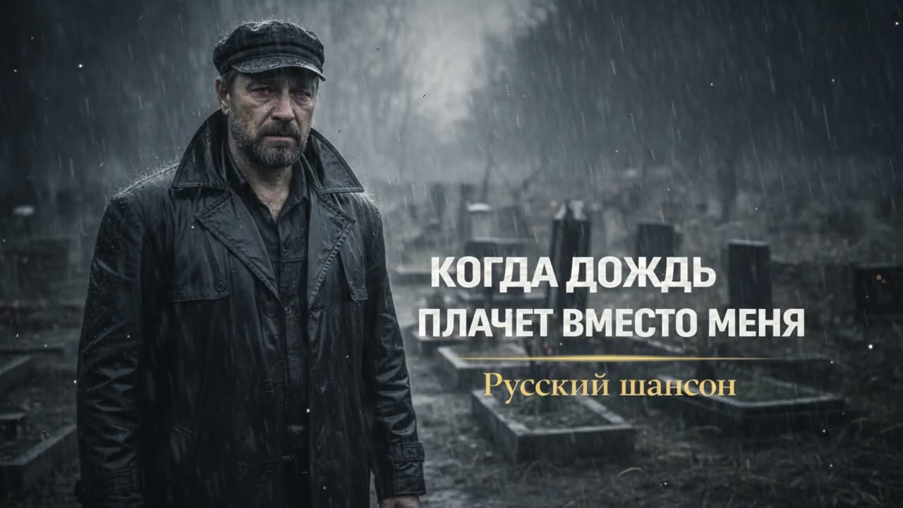 🌧️⚰️ Русский шансон под дождём – похороны души, тишина кладбища и боль