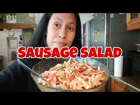 Video: How To Make Sausage Salad