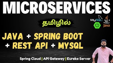 Java Microservices using Spring Boot [NEW] | Full Example Tutorial with MySQL | code logic - Tamil