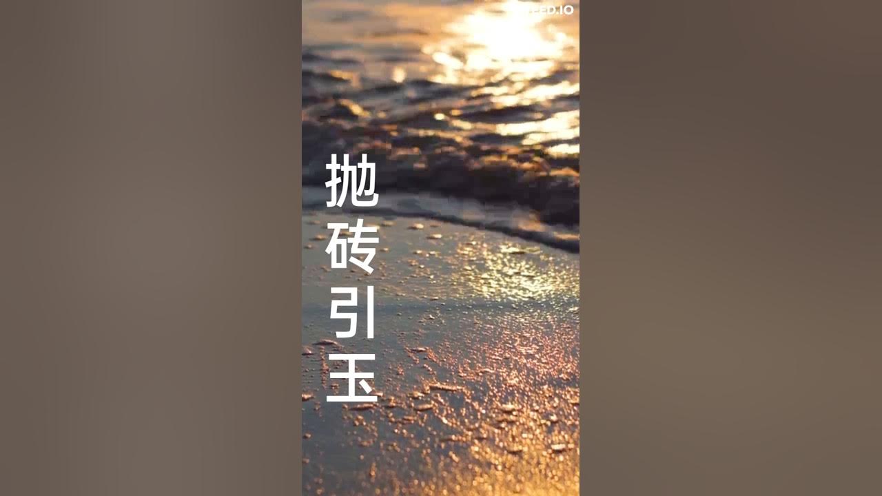 抛砖引玉To Attract Jade by Laying Bricks蝦で鯛を釣る YouTube