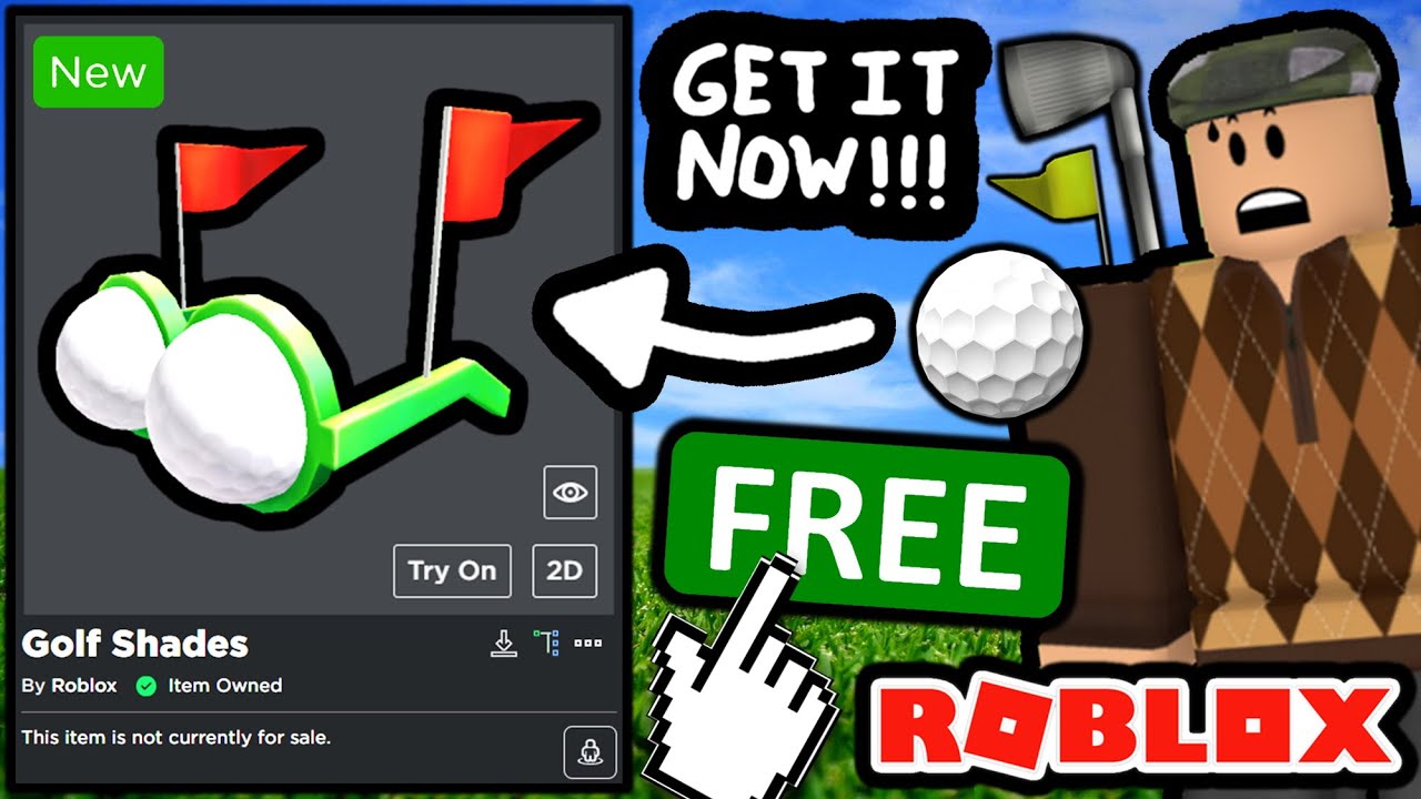 Free Items Mall [Golf Shades UPDATE] - Roblox