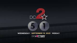 DC LOTTERY Midday 09/13/2023