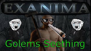 Zero Damage 1v2 Golem Strategy, "Chris Wilson Maneuver" - Exanima 0.8.4