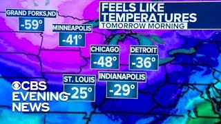 Record-breaking lows hit the Midwest