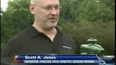 Precise Path Robotics RG3 Greens Mower featured on the GOLF Channel