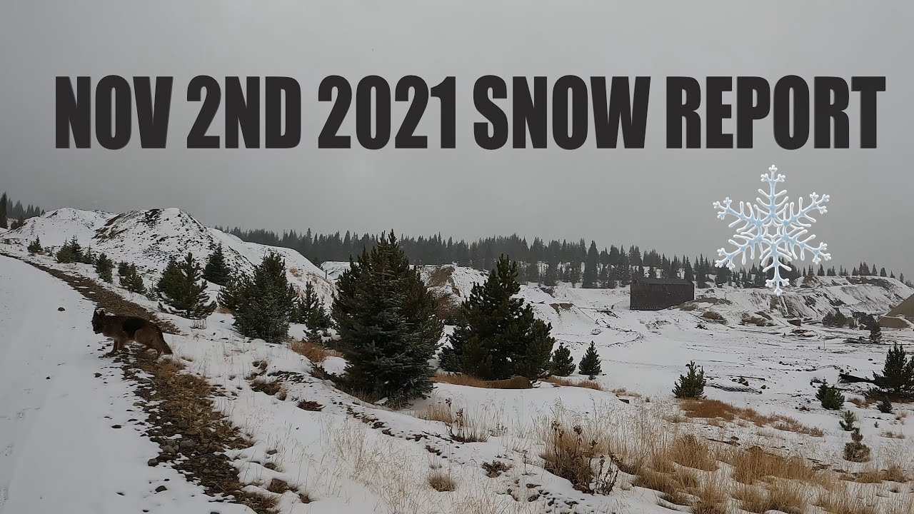 Leadville Colorado snow report 1122021 🌨 Weather conditions YouTube