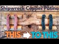 Copper patina Tutorial, Twisted Atlas scales Shipwrecked!