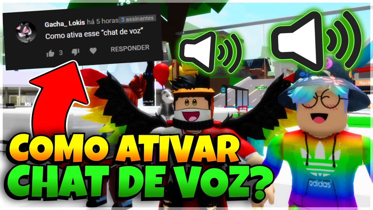 Como Ativar Chat De Voz Roblox Youtube - como mandar convite de jogo no roblox