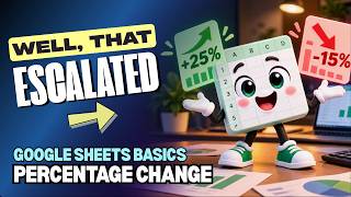 Full How to Calculate Percent Increase or Decrease in Google Sheets | Percentage Change Beginner Lesson Guide