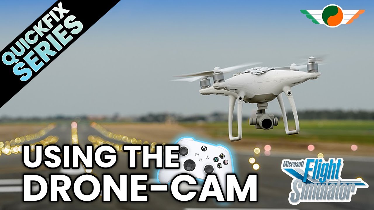How to use the drone cam in Microsoft Flight Simulator
