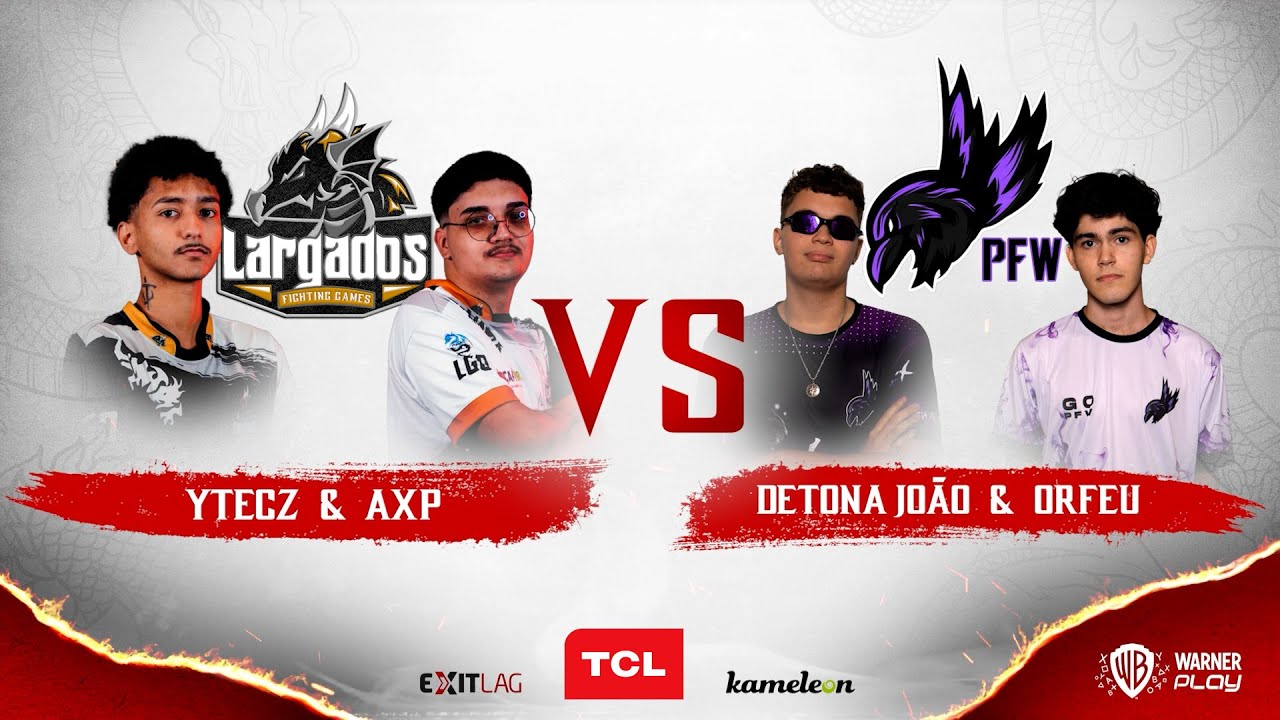 PFW X LARGADOS - Team Battle de Mortal Kombat 1 na BGS