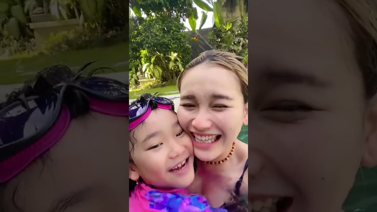 AYU TING TING RAYAKAN ULANG TAHUN BILQIS DI BALI