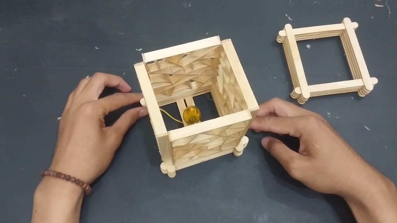 Cara Membuat Lampu Tidur Dari Stik Es Krim